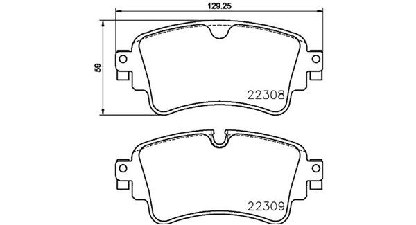 MAGNETI MARELLI Piduriklotsi komplekt,ketaspidur 363700485154